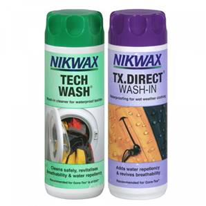 Nikwax TX Direct Wash In / Tech Wash 300ml Twin Pack