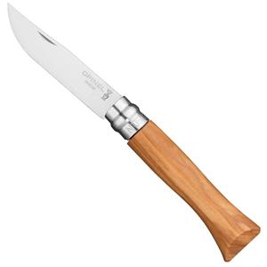 Opinel No 6 Stainless Steel Olive Wood Handle