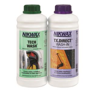 Nikwax TX Direct Wash In / Tech Wash 1000ml Twin Pack