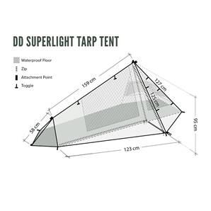 DD Hammocks Superlight Tarp Tent Tamarack Outdoors