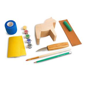 BeaverCraft DIY02 - Dala Horse Hobby Kit