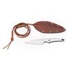 Beavercraft NCK2 – Neck Knife with Leather Sheath