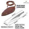 Beavercraft NCK2 – Neck Knife with Leather Sheath