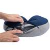 Cocoon Air Core pillow U- Shaped Neck Support - Galaxy Blue/Grey